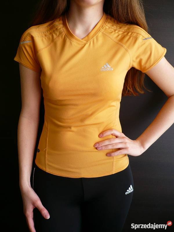 Pomarańczowa koszulka na krótki rękaw Adidas XS kujawsko-pomorskie Toruń sprzedam