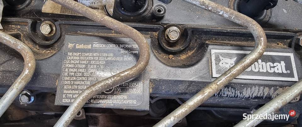 Silnik BOBCAT D24 z turbosprężarką Kuźnia