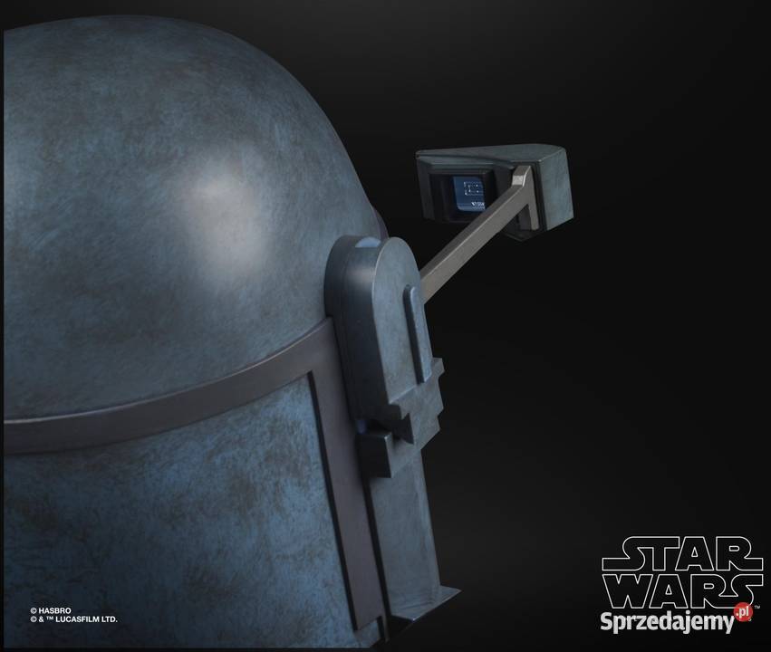 Hełm Mandalorian DEATH WATCH STAR WARS BLACK
