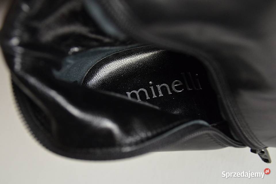 TAJEMNICZA KLASYKA kozaki Minelli do kolan skóra podlaskie Białystok sprzedam