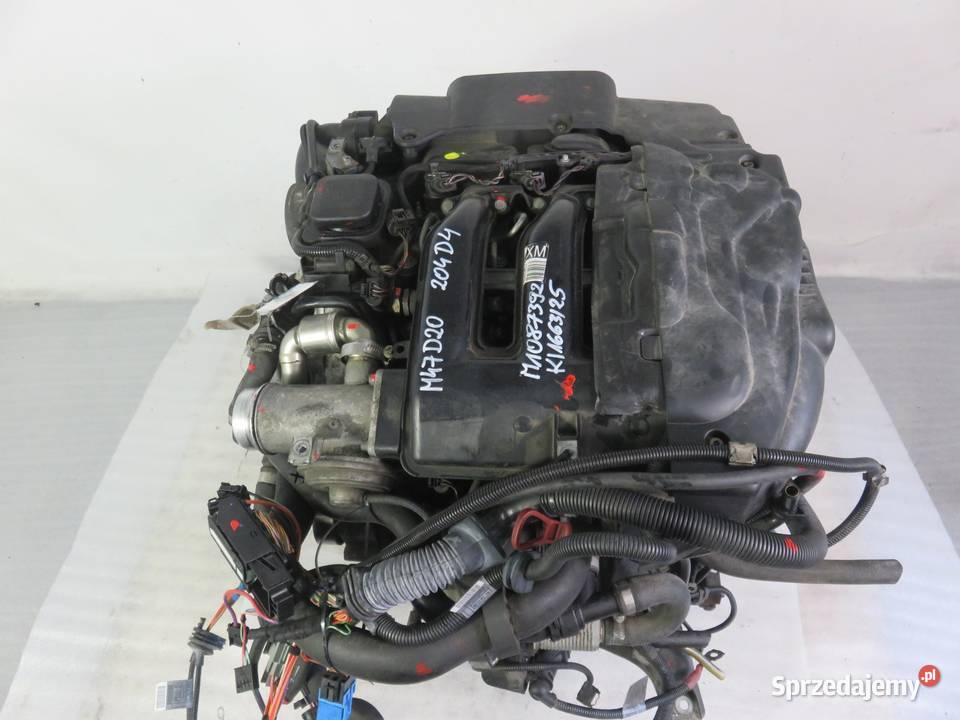 SILNIK BMW X3 E83 20 d 150 M47D20 204D4 Silniki kompletne