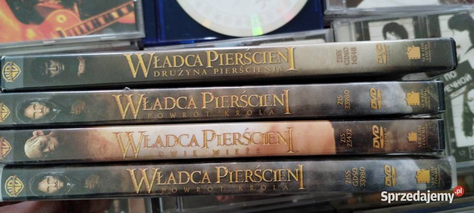 Płyty DVD Władca pierścieni pakiet 4 sztuki Warszawa