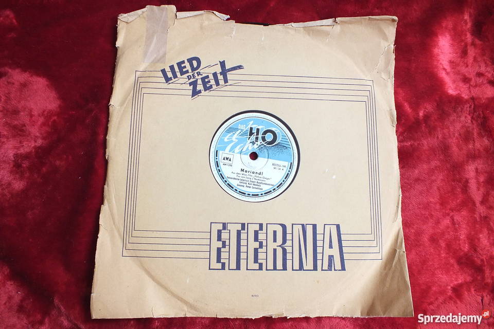 Płyta winylowa szelakowa niemiecka gruba ciężka Żary