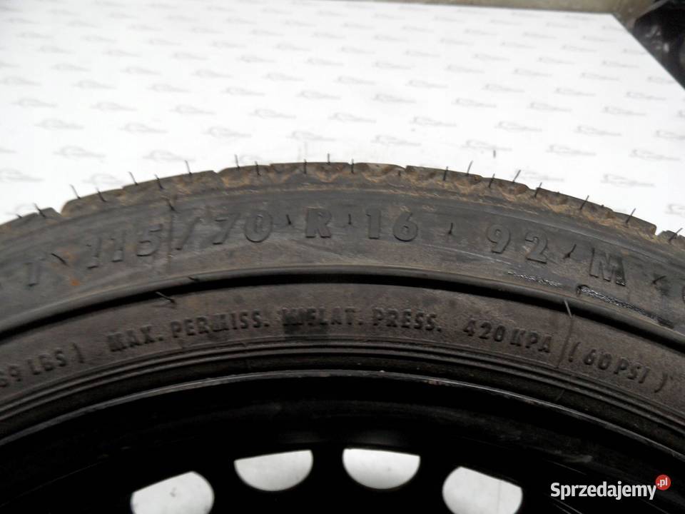 OPEL VECTRA C koło dojazdowe 1157016 92M 5x110