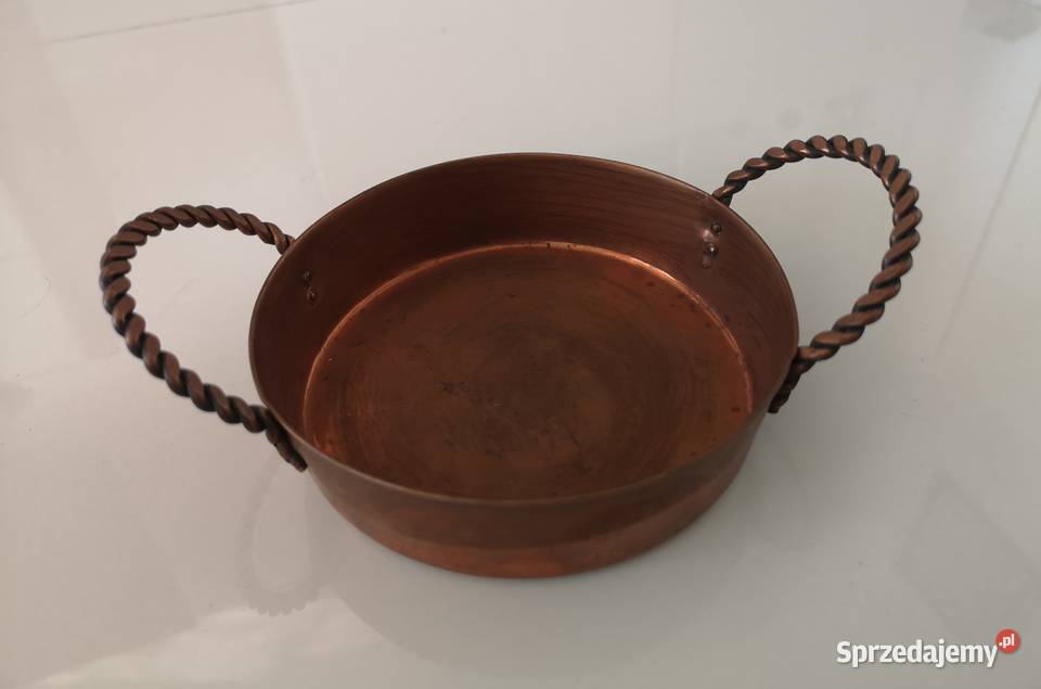 patera mosiądz vintage Toruń