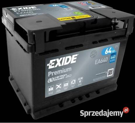 Akumulator Exide Premium 64Ah 640A EA640 EN osobowe mazowieckie Pruszków