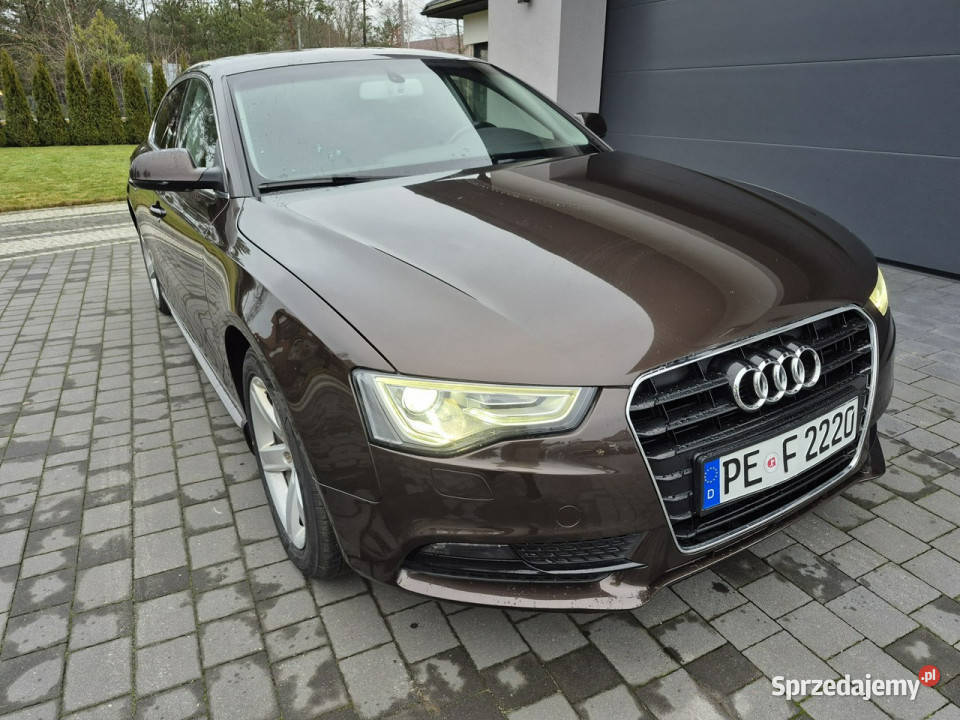Audi A5 xenon led navi chromy ładny lift 8T centralny zamek Drelów sprzedam