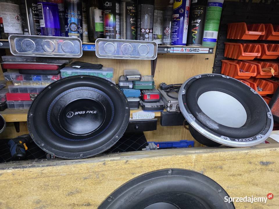 Sprzęt car audio subwoofer tuby radia przewody podkarpackie sprzedam