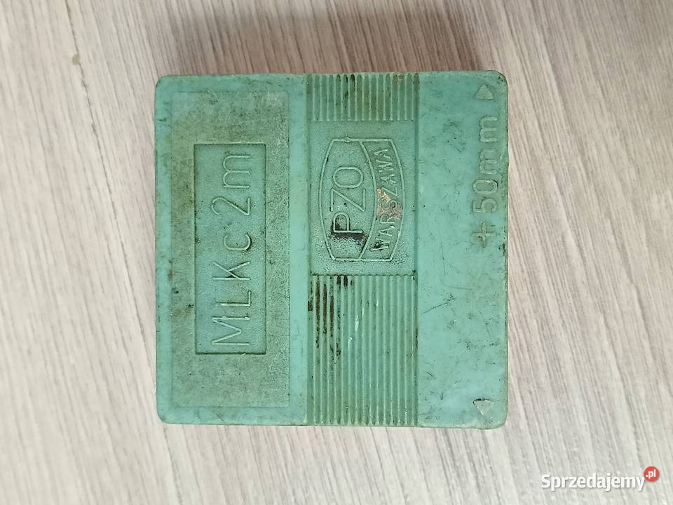 Stara miarka metr taśma zwijana MlKc 2m PZO z Kraków sprzedam