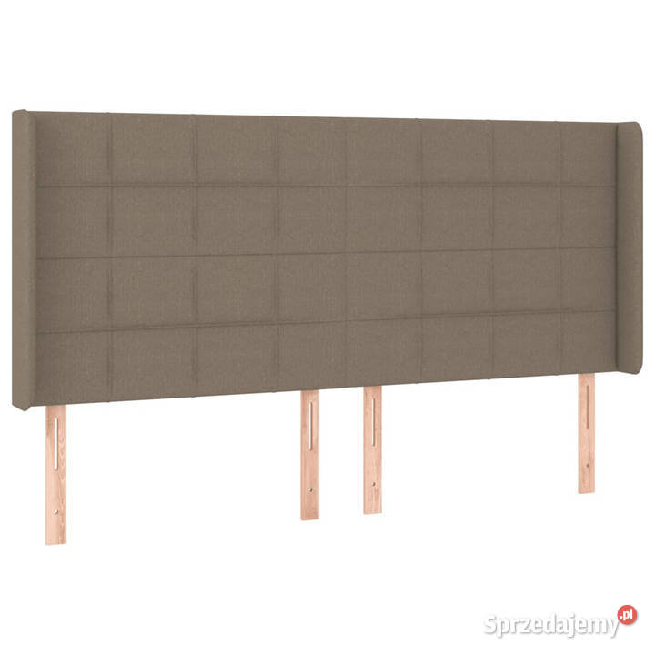 Zagłówek do łóżka z LED taupe 203x16x118128 Warszawa