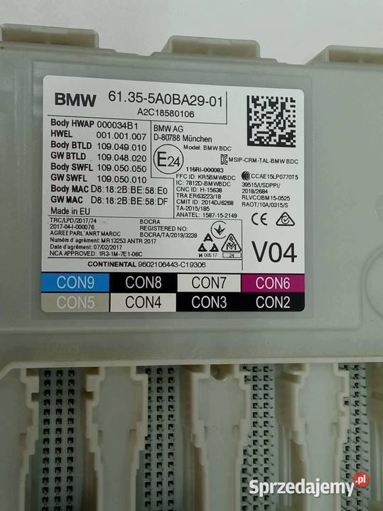 MODUŁ KOMFORTU 5A0BA29 Bmw Seria 5 VII 20172024 świętokrzyskie sprzedam