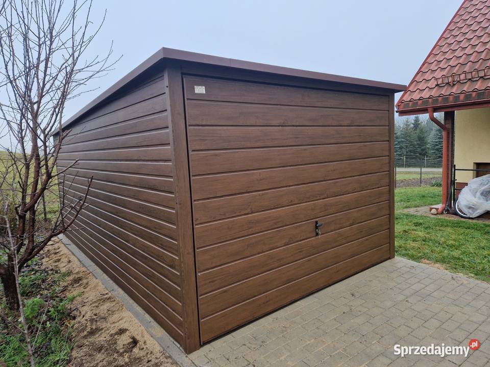 Garaż Mocny Premium 9x5 3 bramy Garaże CAŁA Jędrzejów