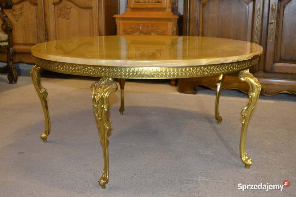 stolik okrągły onyx duży 100 Będzin sprzedam