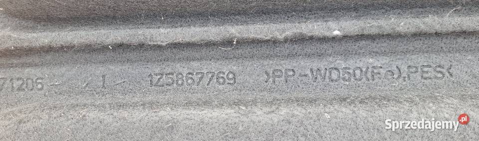 SKODA OCTAVIA II HB PÓŁKA BAGAŻNIKA TYŁ TYLNA sprzedam