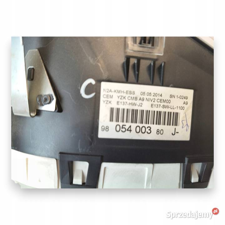 LICZNIK ZEGARY 9805400380J Peugeot 208 I 12