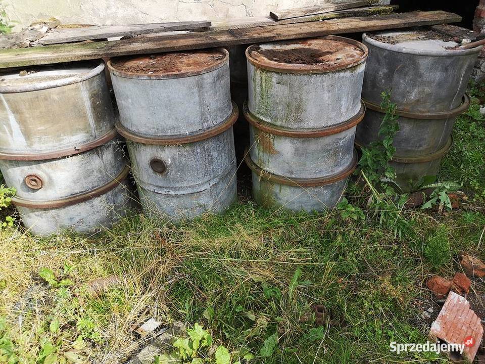 Beczka Stalowa Ocynkowana Na Paliwo 200 Litrów sprzedam