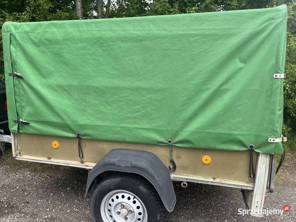 Przyczepka samochodowa lekka 600 Westfalia na burtowe Łęki Strzyżowskie