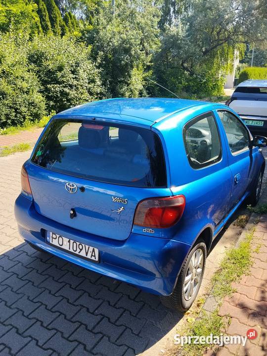 Toyota Yaris 14 D4D w dieslu 2800 garażowany Yaris Poznań