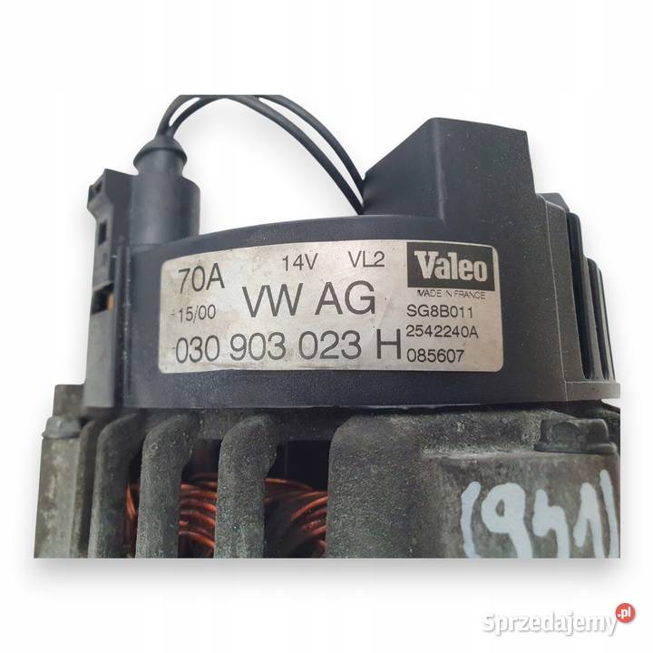 ALTERNATOR VW Golf IV 16 8V oryginał VALEO osobowe Chełm sprzedam