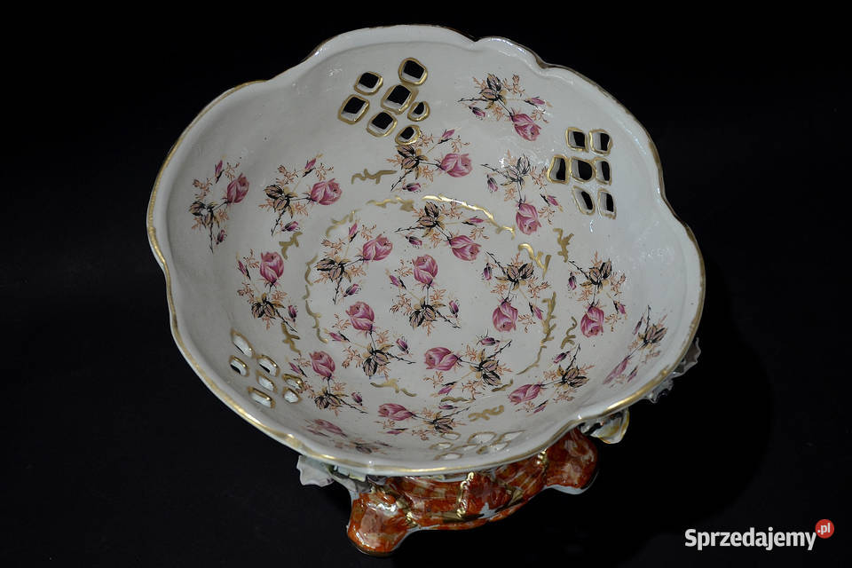 Porcelana Roceram owocarka Florina wys 26 do Antyki, Sztuka, Kolekcje Środa Wielkopolska