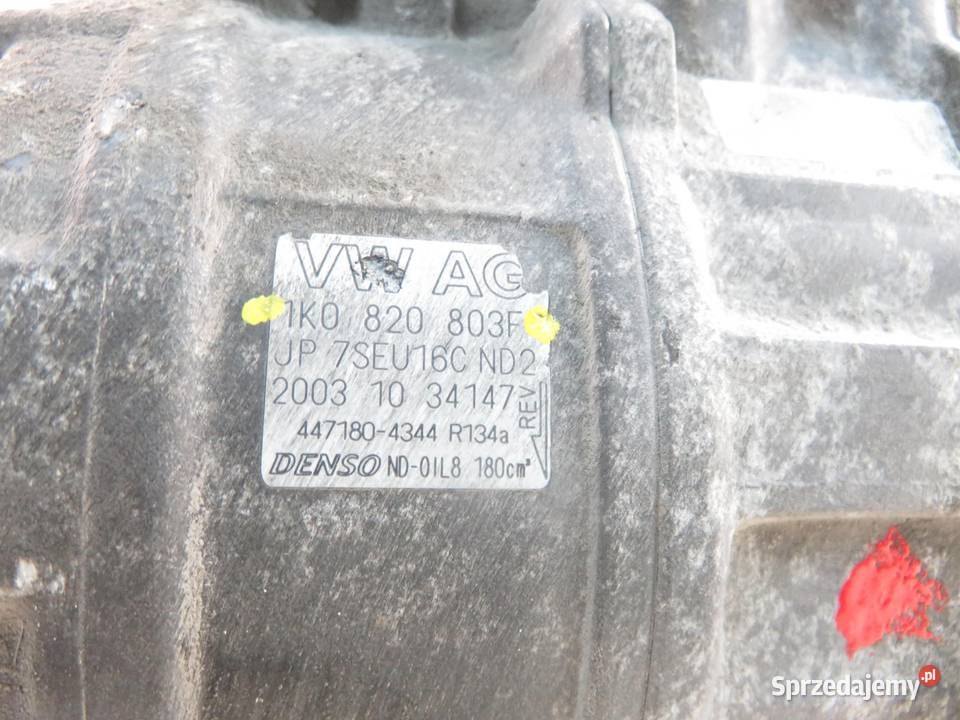 KOMPRESOR KLIMATYZACJI VW GOLF V 16 FSI osobowe małopolskie