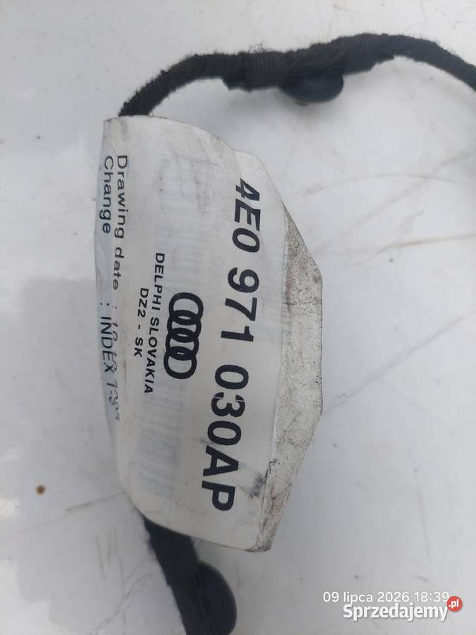 AUDI A8 D3 42 TDI 0510 WIĄZKA DRZWI PRAWA PRZOD