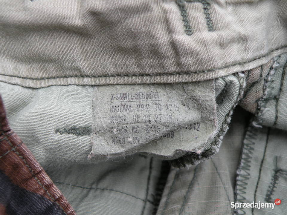 Spodnie BDU woodland xsmall cotton 85r dolnośląskie