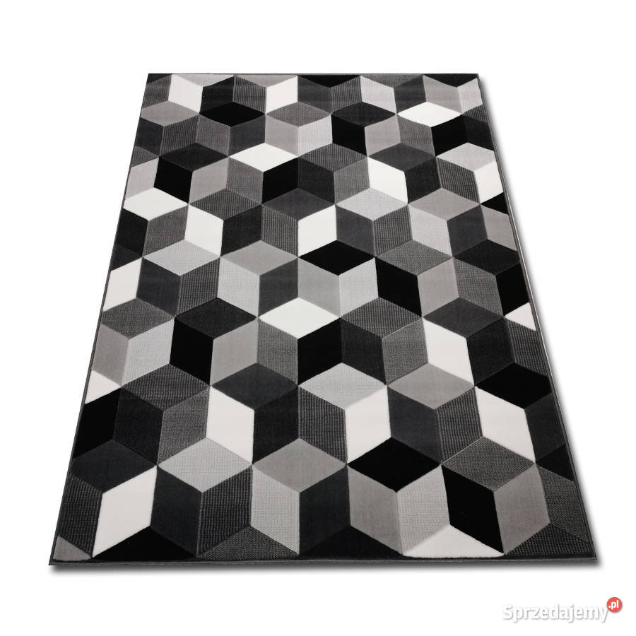 DYWAN 140X200 IDEA 3D SZARY GĘSTY WŁOS 2m sprzedam