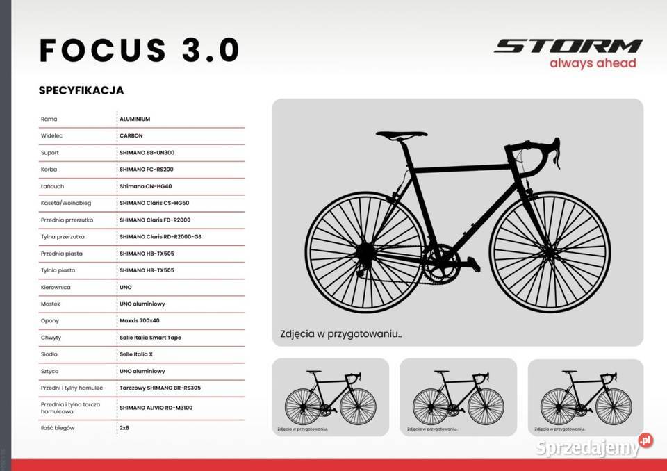 Nowy Rower Storm Focus 30 gravel 540 zielony 28 Złocieniec sprzedam