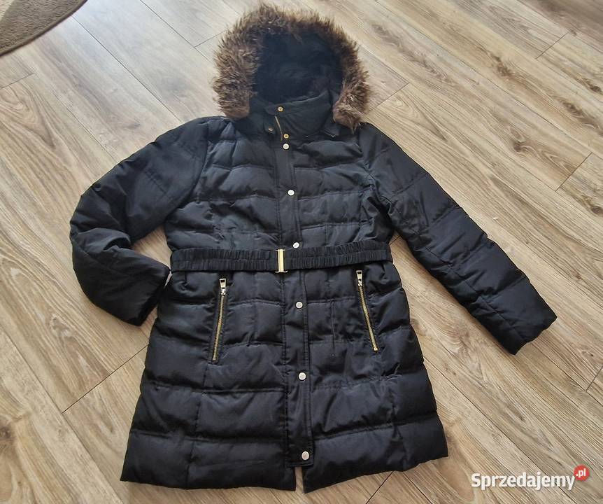 płaszcz zimowy HM czarny r 4244 XlXXL pikowany z Kraków
