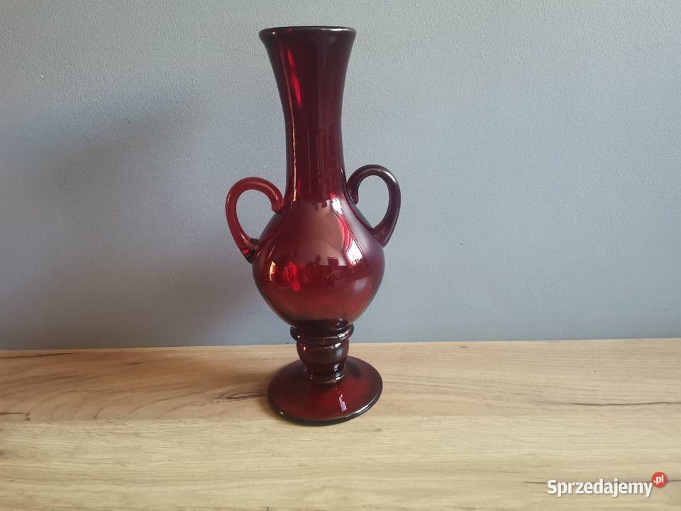 Stary wazon amfora Krakowski Instytut Szkła PRL Porcelana i szkło