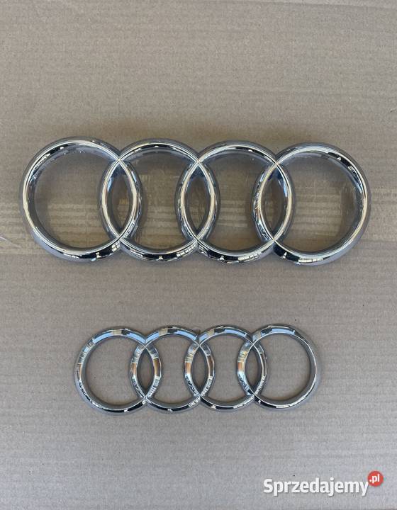 Emblemat znaczek przód tyl Audi A6 C7 chrom Poznań sprzedam