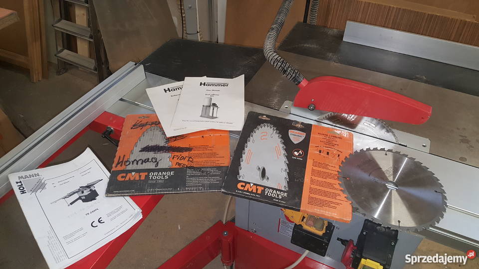 Mała Pilarka Formatowa Odciąg i piłynie