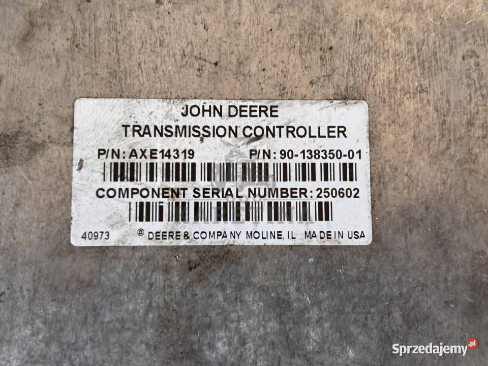 John Deere 7200 7280 7400 7500 7550 7700 Moduł