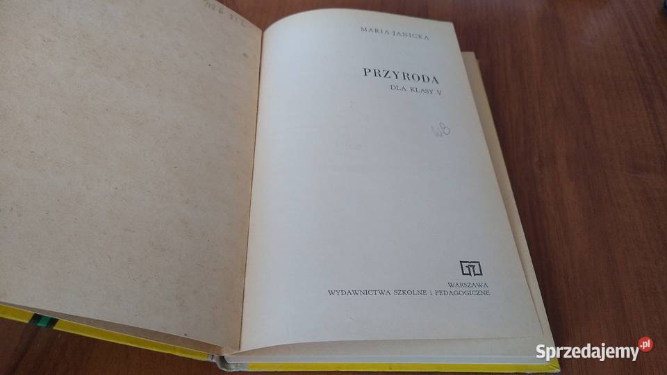 Przyroda klasy V Maria Janicka podręcznik 5 Podręczniki Gdańsk