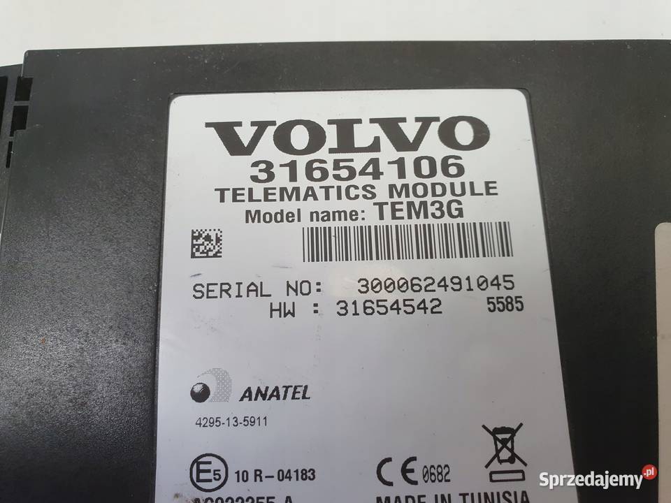 Volvo V40 II MODUŁ TELEFONU Sterownik 31654106 osobowe