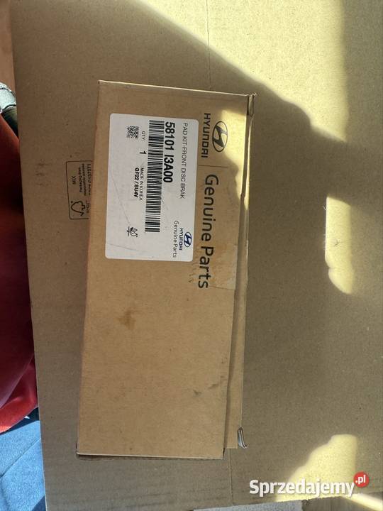 ORYGINALNE KLOCKI HAMULCOWE PRZEDNIE HYUNDAIKIA