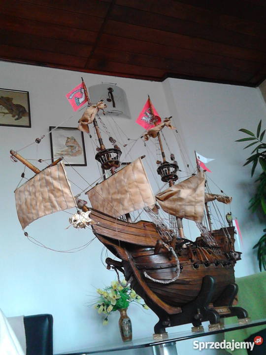POLSKI GALEON SMOK Z 1572r skala150 Rękodzieło Radomsko