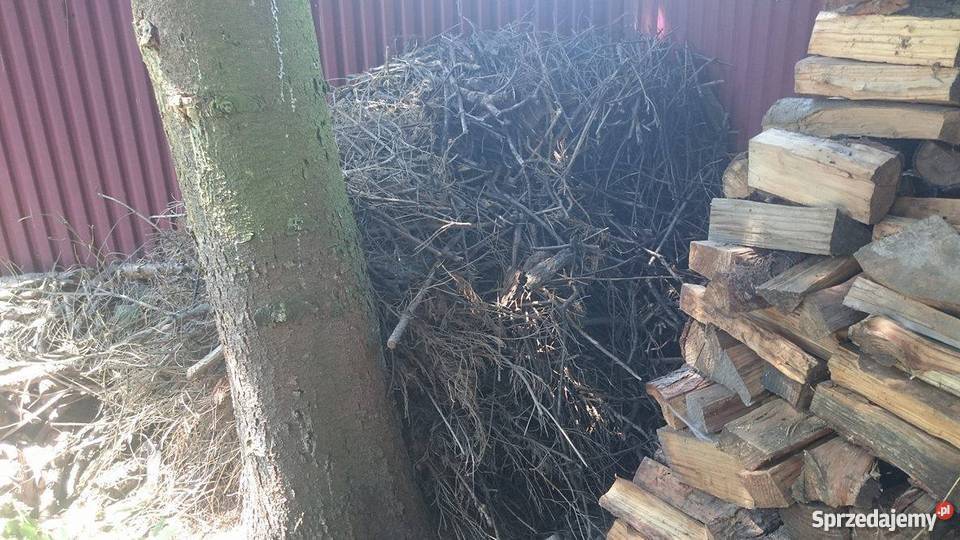 Drewno na opał modrzew chrust na rozpałkę Kraków