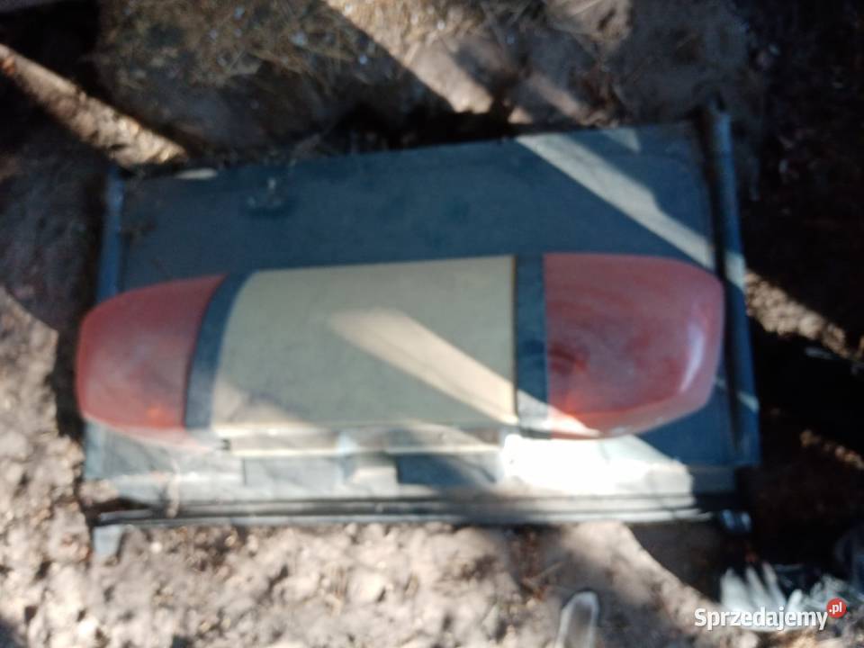 Belka ostrzegawcza z halogenami Poddębice