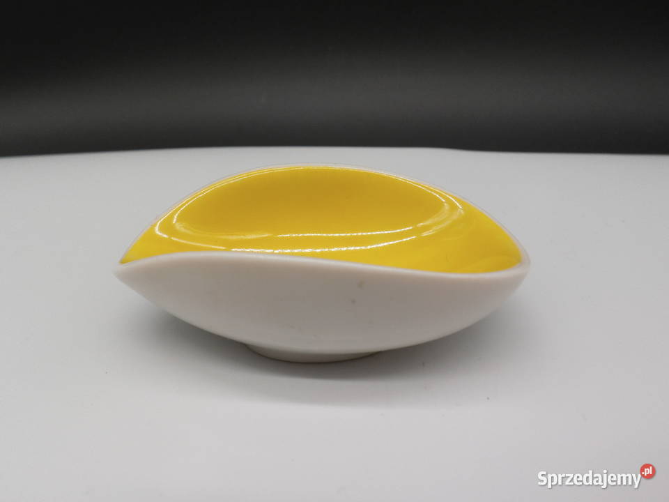 Porcelanowa Popielniczka Czarka Łezka Kalk Raszków sprzedam