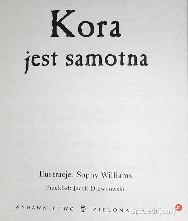 Kora jest samotna Holly Webb Chełm