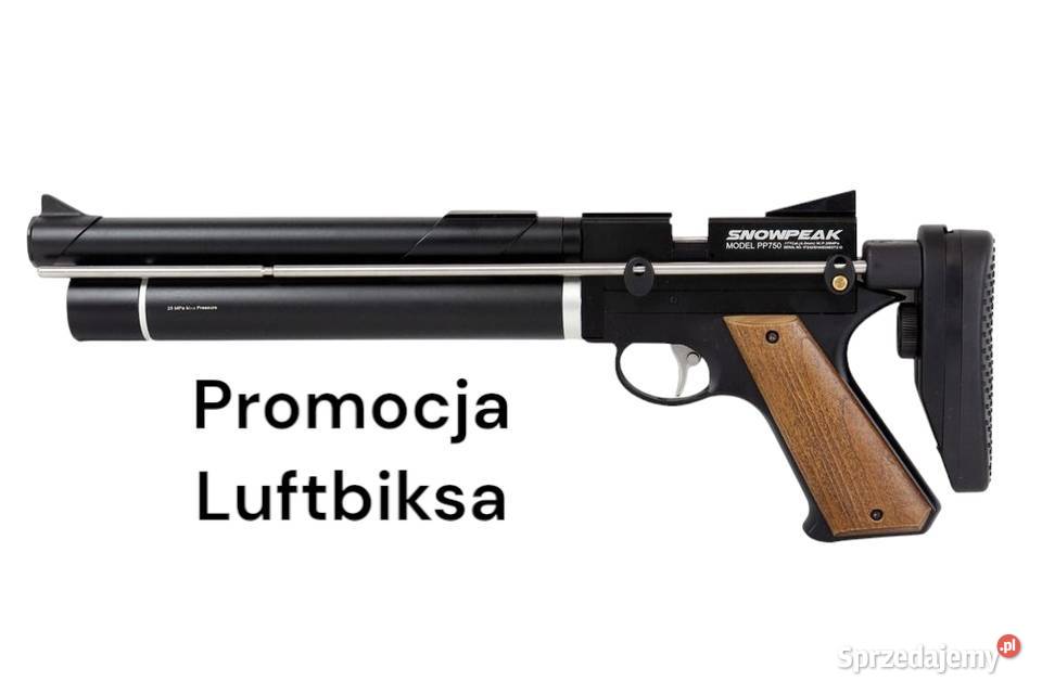Pistolet Wiatrówka PCP Snowpeak PP 750 kaliber Ruda Śląska