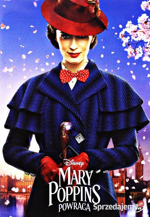 MARY POPPINS POWRACA EMILY BLUNT DISNEY Kultura i Rozrywka Kalisz sprzedam