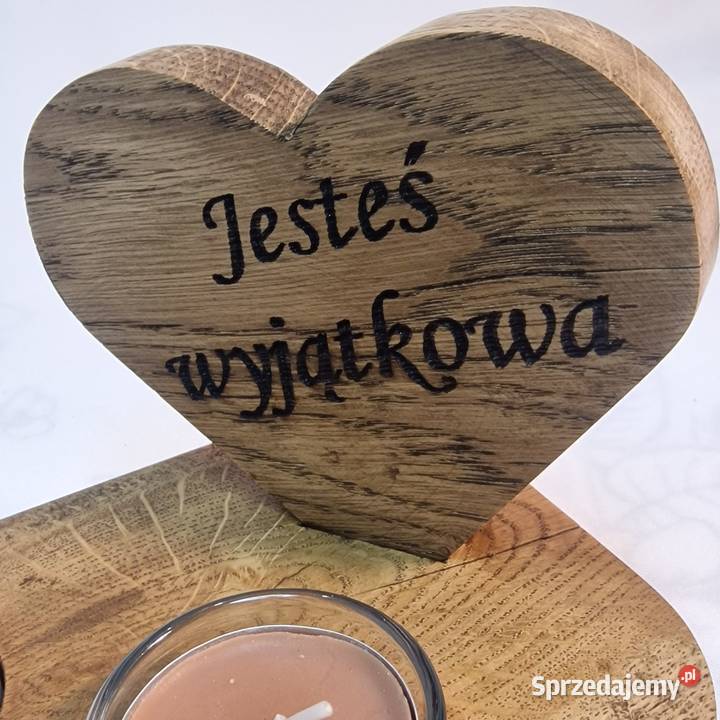 Świecznik drewniany Hanna No 4 warmińsko-mazurskie Sępopol