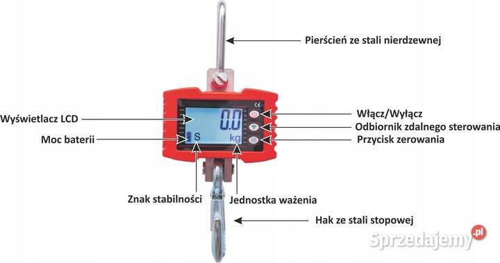 WAGA HAKOWA ELEKTRONICZNA MAGAZYNOWA 2000 Z Chmielnik