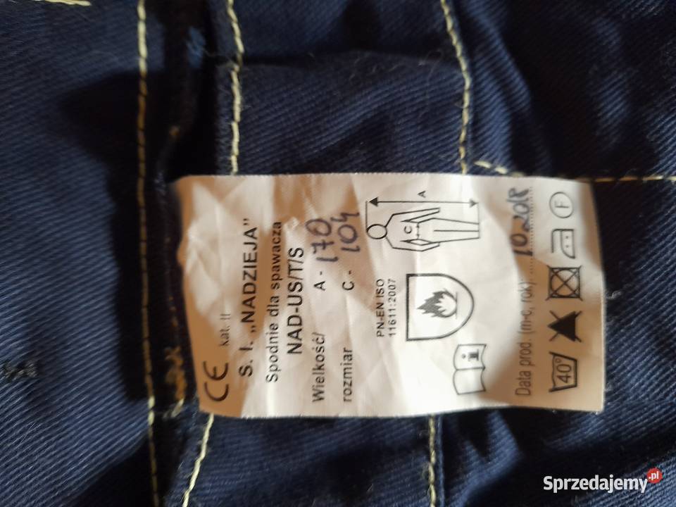 Sprzedam spodnie spawalnicze SINadzieja sprzedam
