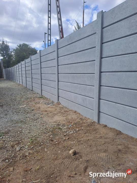 Markowe ogrodzenia betonowe Producent wielkopolskie Leszno usługi budowlane