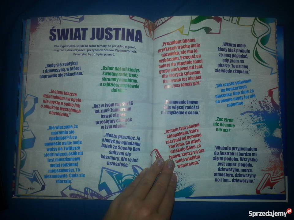 Książka Justin Bieber poznaj gwiazdę Łódź