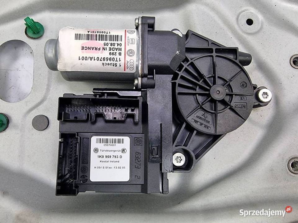 PODNOŚNIK SZYBY LP VOLKSWAGEN TOURAN 1T1837729AE Lipno